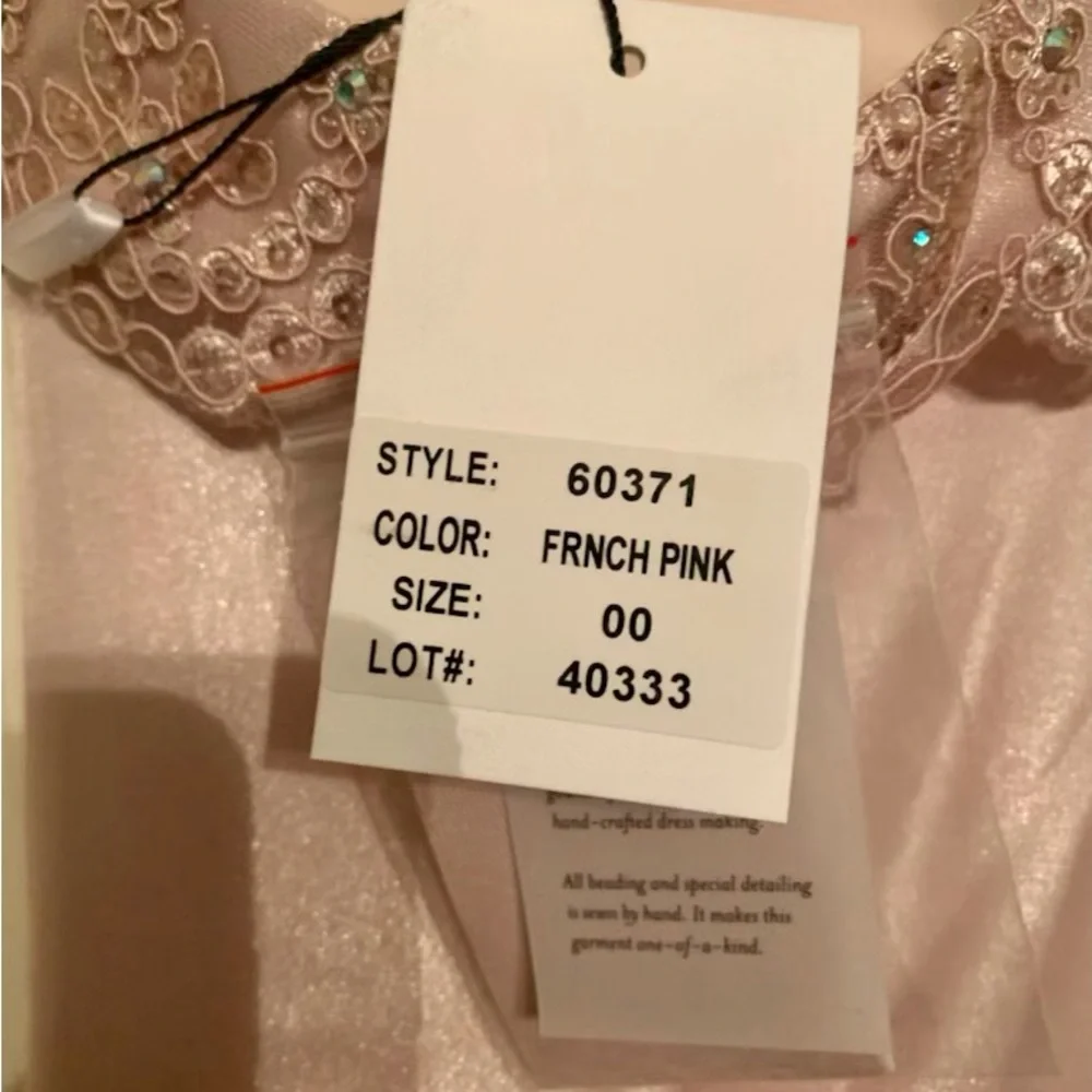 NWT Alyce Paris French pink formal gown - Picture 3 of 5